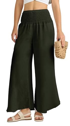Joob Joob Flowy Women's Wide Leg Boho Harem Pants with Pockets