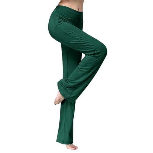 Trendy Women's Stretch Wide Leg Gym Sweatpants for Running and Casual Wear