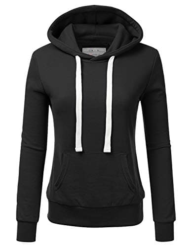DOUBLJU Women's Plus Size Lightweight Comfy Pullover Hoodie