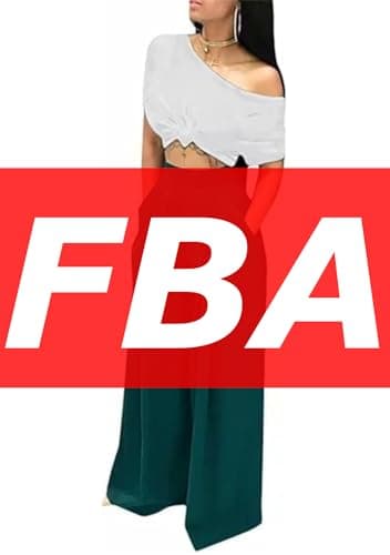 LROSEY Women Casual Palazzo Pants with Pockets