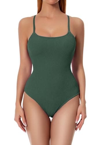 Women's Tummy Control High Waisted One Piece Swimsuit