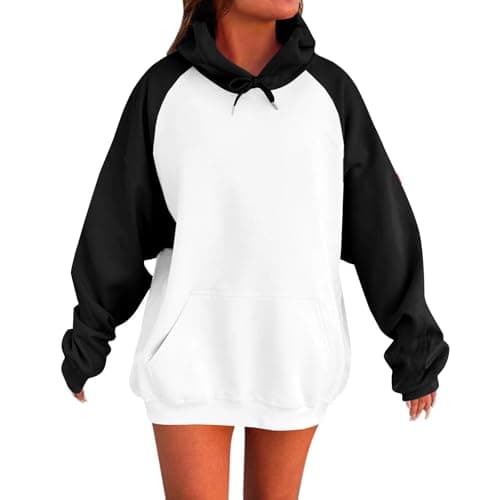 Cute Oversized Women's Winter Sweatshirt Pullover Top