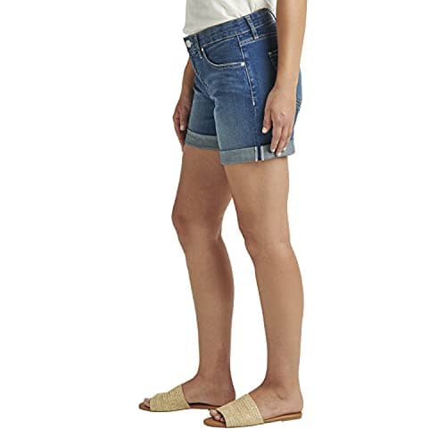 JAG Women's Alex Mid Rise Boyfriend Shorts