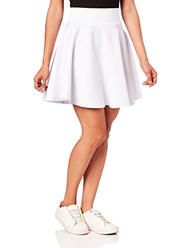 Women's Stretchy Flared Mini Skater Skirt XS-3XL Plus Size