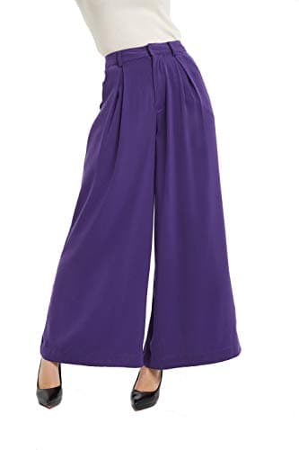 Tronjori Women High Waist Palazzo Pants