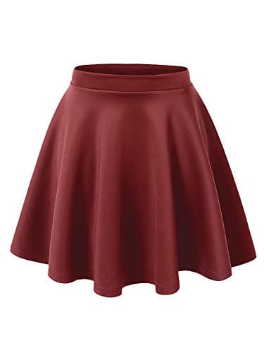 Women's Stretchy Flared Mini Skater Skirt XS-3XL Plus Size