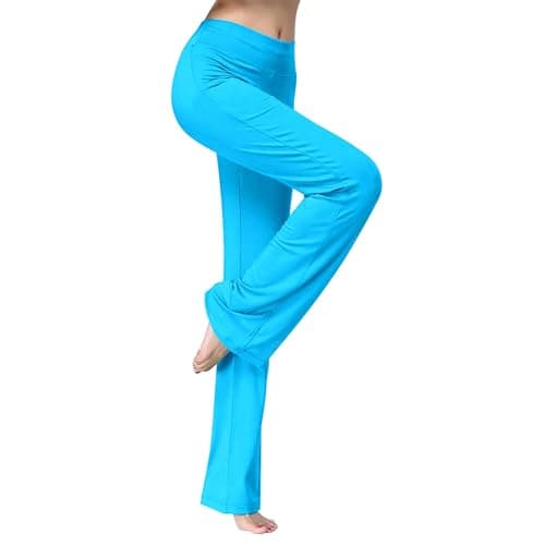 Trendy Women's Stretch Wide Leg Gym Sweatpants for Running and Casual Wear
