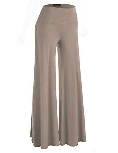 Johnny MBJ Women's Casual Comfy Wide Leg Palazzo Pants (XS~5XL)