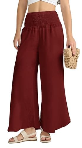 Joob Joob Flowy Women's Wide Leg Boho Harem Pants with Pockets