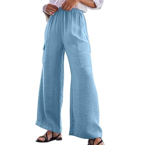 Women's Casual Wide-Leg Trousers