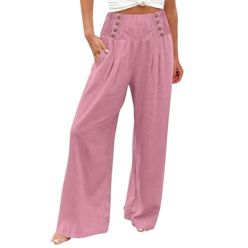 Flowy Wide Leg Palazzo Pants for Women