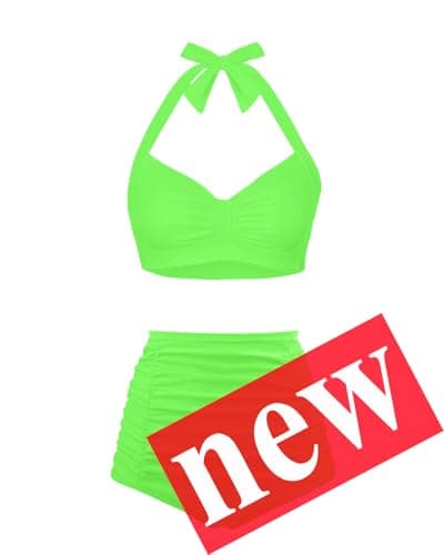 Women's High Waisted Bikini Set with Tummy Control
