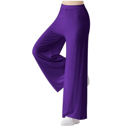 Yxzogd High-Waisted Wide Leg Yoga Pants for Women