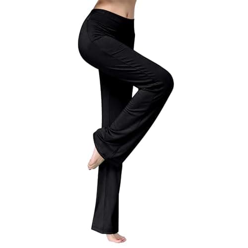 Trendy Women's Stretch Wide Leg Gym Sweatpants for Running and Casual Wear
