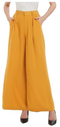 Tronjori Women High Waist Palazzo Pants