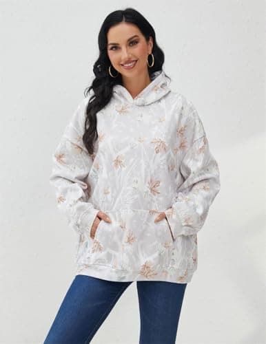 Oversized Leopard Print Hoodie for Women and Men