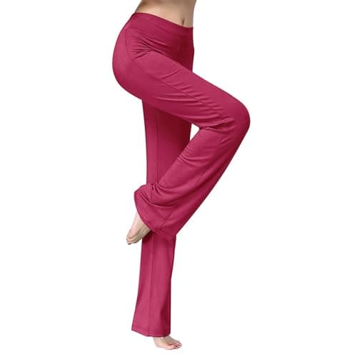 Trendy Women's Stretch Wide Leg Gym Sweatpants for Running and Casual Wear