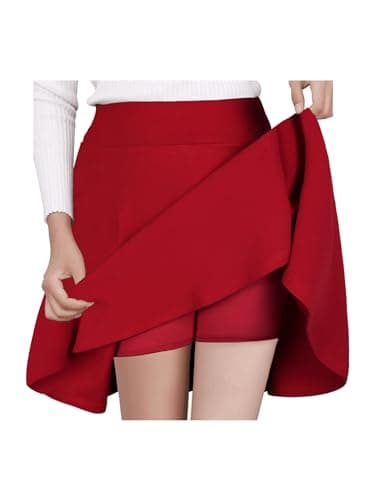 Women's Basic A-Line Mini Flared Skater Party Skirt