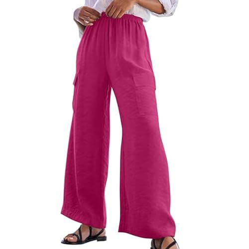 Women's Casual Wide-Leg Trousers