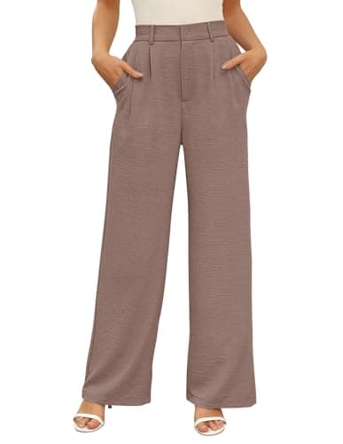 Angerella Women's Wide Leg Business Casual Trousers