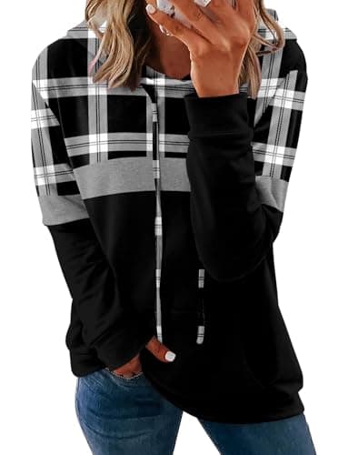 Women's Casual Tie Dye & Floral Print Hoodie Sweatshirt
