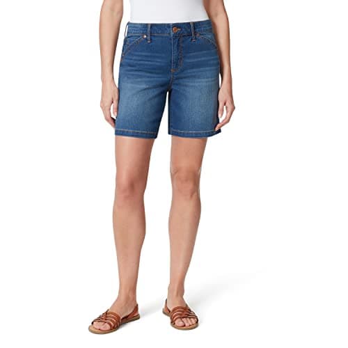 Bandolino Women's Amalia Classic High Rise 6" Jean Shorts