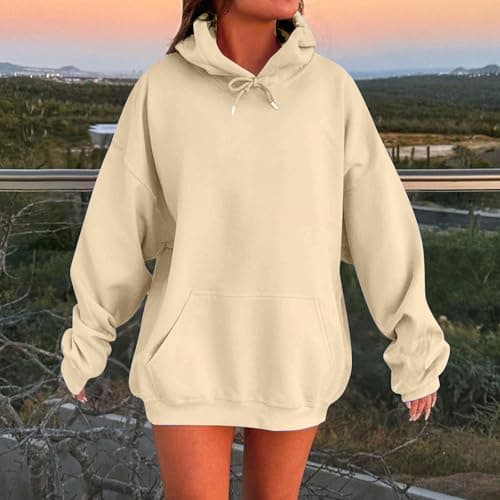 Cute Oversized Women's Winter Sweatshirt Pullover Top