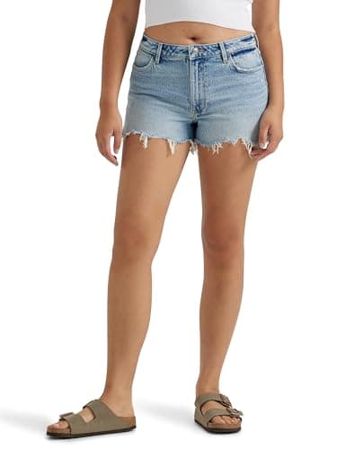 Wrangler Women's Mid-Rise Vintage Denim Shorts