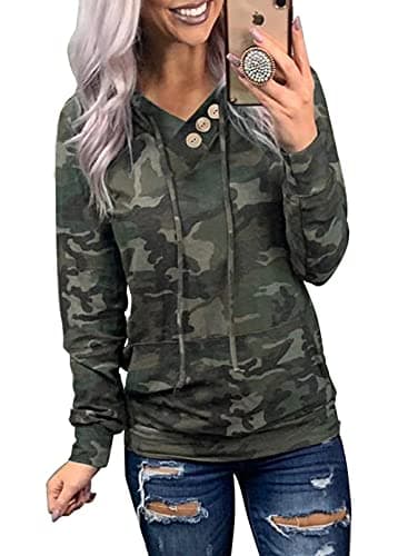 Dokotoo Women's Casual Long Sleeve Hoodies With Pockets