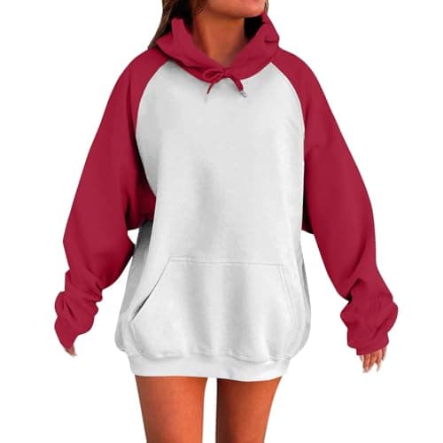 Cute Oversized Women's Winter Sweatshirt Pullover Top