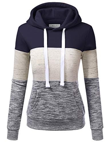DOUBLJU Women's Plus Size Lightweight Comfy Pullover Hoodie