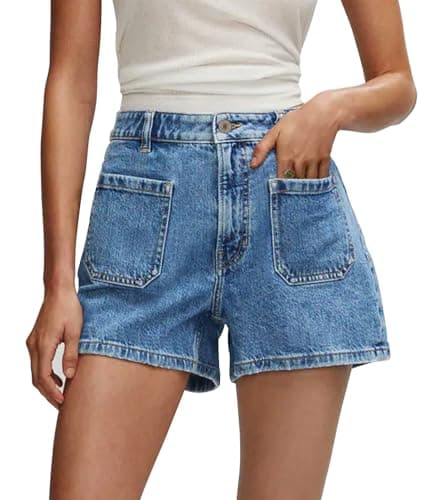 StunShow Women's Mid-Waist Denim Shorts