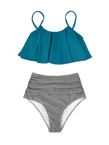CUPSHE Women's High Waisted Bikini Set