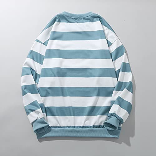 2024 Fall Fashion Plus Size Women's Striped Sweatshirt