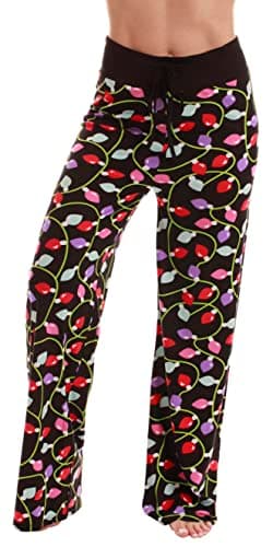 Just Love Womens Wide Leg Casual Comfort Stretch Palazzo Pajamas