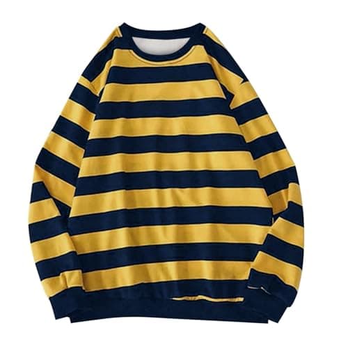 2024 Fall Fashion Plus Size Women's Striped Sweatshirt