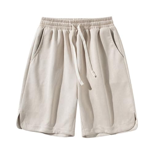 Sunaei Mens Lightweight Casual Drawstring Shorts for Summer Workout and Vacation