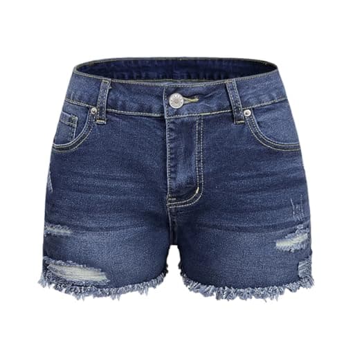 BIUDI FOX High-Waist Ripped Stretch Skinny Jean for Plus Size Women
