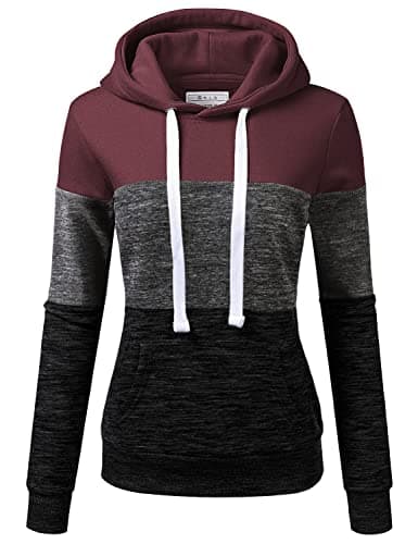 DOUBLJU Women's Plus Size Lightweight Comfy Pullover Hoodie