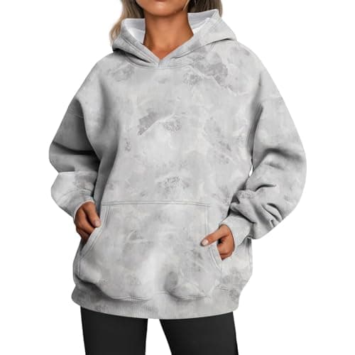 Weinexra Women's Oversized Camo Maple Leaf Hoodie