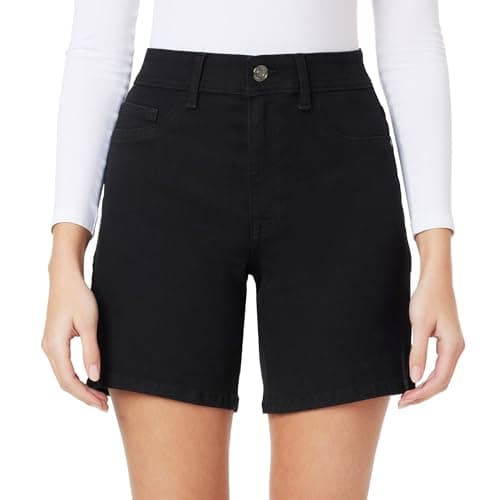 Angels Forever Young 360 Sculpt Mid Thigh Denim Shorts 5" & 7" Inseam