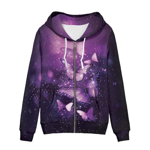 SEANATIVE Women's Zip-Up Hoodie Sweatshirt Size XS-5XL
