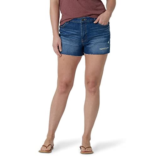 Wrangler Women's Mid-Rise Vintage Denim Shorts