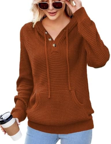 2024 Fall Women's Oversized Knit Hoodies