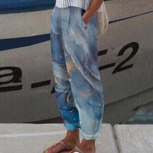 Women's Cargo Pants with High Waist and Pockets