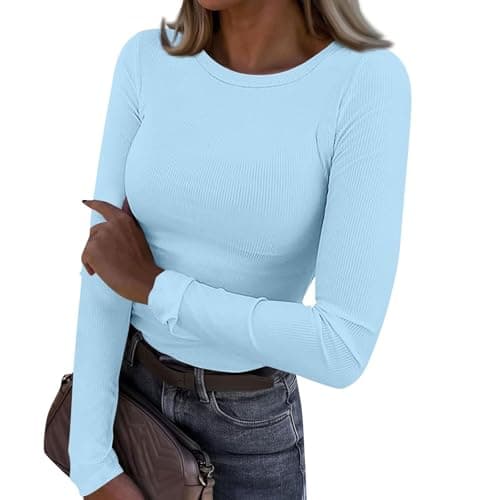 Light Fleece Thermal Long Sleeve Shirt for Women Winter Warm