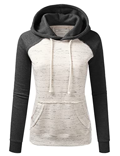 DOUBLJU Women's Plus Size Lightweight Comfy Pullover Hoodie
