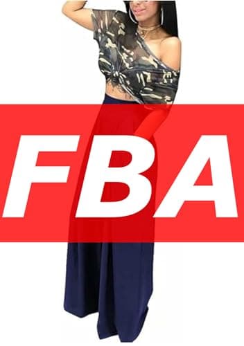 LROSEY Women Casual Palazzo Pants with Pockets