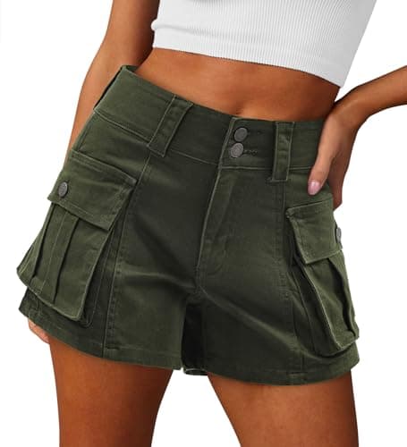 StunShow Women's Mid-Waist Denim Shorts