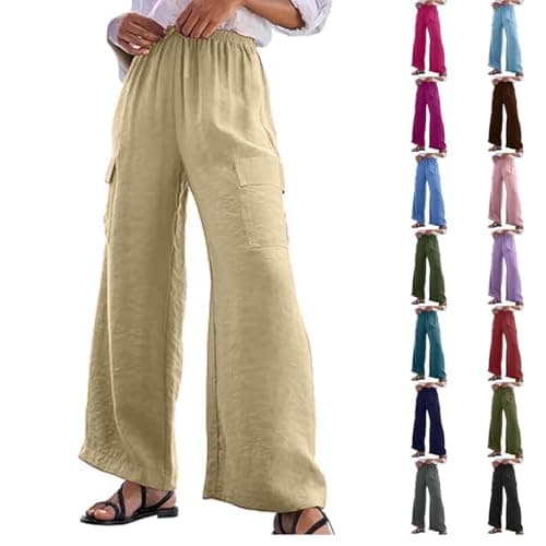Women's Casual Wide-Leg Trousers